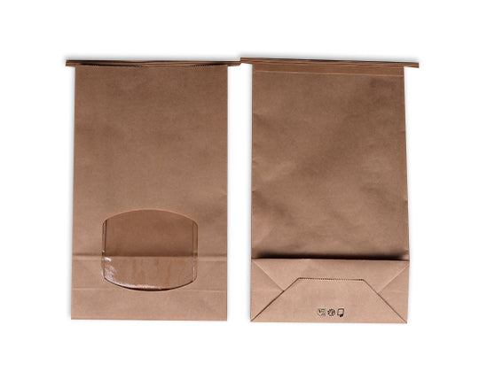 Borsa Kraft Manico Piatto XS (22+10x29cm)