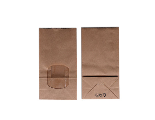 Borsa Kraft Manico Piatto XS (22+10x29cm)