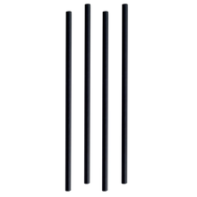 Carica l'immagine nel visualizzatore di Gallery, Cannucce di cartone nere 6 mm x 20 cm (sottili)