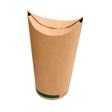 Cargar imagen en el visor de la galería, Vaso cerrado Kraft para Fritos 16*6cm (500 unid/caja) (exclusivo online)