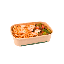 Load image into Gallery viewer, Kraft Box with Window 900ml (15x10x4.5cm)