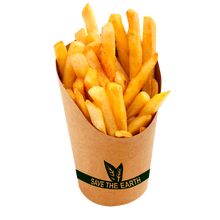 Load image into Gallery viewer, Round Kraft Fried Container/Wrap 16 oz (1000 units/box)