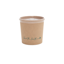 Load image into Gallery viewer, 12 oz Kraft 350 ml round container with PP lid (300 units/box)