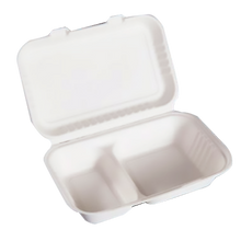 Carica l'immagine nel visualizzatore di Gallery, Contenitore per canna da zucchero - 2 scomparti - 25x15,5x4,8 cm - 1000 ml