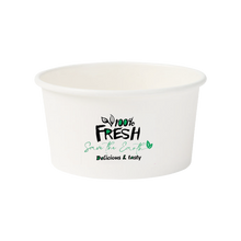 Cargar imagen en el visor de la galería, Tarrina Helado Blanca 120ml (4oz)