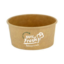 Carica l'immagine nel visualizzatore di Gallery, Vaschetta per gelato bianco da 120 ml (piccola - 4 once)