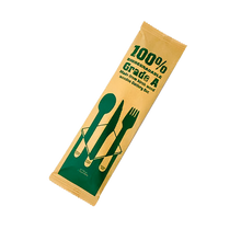 Carica l'immagine nel visualizzatore di Gallery, Confezione 4x1 Forchetta, Coltello, Cucchiaio e Tovagliolo