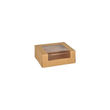 Cargar imagen en el visor de la galería, Cajas para Sushi 12 x 10 x 4,5 cm con ventana de PLA (25 unid/pack)