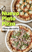 Cargar imagen en el visor de la galería, Plato para Pizza Caña de Azúcar 32,5cm (200 unid/caja) (exclusivo online)