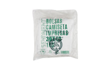 Cargar imagen en el visor de la galería, Bolsa Asa Camiseta PEQUEÑA 30x40cm (50µm) Reciclada 70%