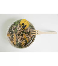 Load image into Gallery viewer, Kraft Cardboard Salad Bowl + Lid 1200ml (Combo) - 38oz