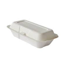 Carica l'immagine nel visualizzatore di Gallery, Contenitore per hot dog in canna da zucchero 21x11x7,5 cm