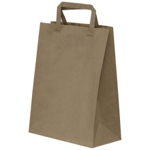 Load image into Gallery viewer, Kraft Bag Flat Handle XS (22+10x29cm)