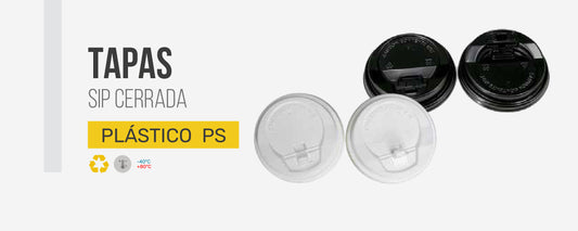 Tapa Reciclada Blanca 6,2cm (para vaso de 120ml)