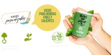 Cargar imagen en el visor de la galería, Vasos Verdes Plastic Free 120ml (4oz) (1000 unid/caja)