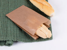 Cargar imagen en el visor de la galería, Bolsa Bollería Papel Kraft Verjurado 12+6x20cm