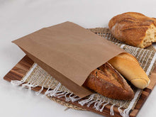 Carica l'immagine nel visualizzatore di Gallery, Busta per pasticceria in carta kraft vergata 22+12x36 cm
