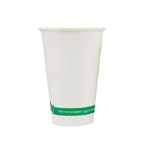 Cargar imagen en el visor de la galería, Vasos Blancos Reciclados 200ml (7oz)