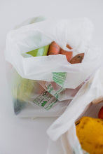 Load image into Gallery viewer, Small Compostable T-shirt Bags (220+2x50)x400mm