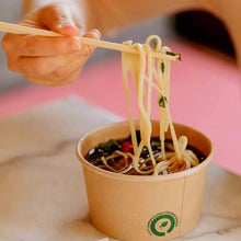 Cargar imagen en el visor de la galería, Palillos Chinos de Madera Semi-Enfundados 21cm
