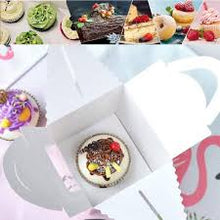 Load image into Gallery viewer, Pastry Box with Handle - Small (10x12x7cm)