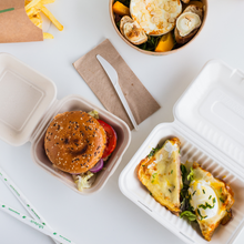 Load image into Gallery viewer, Sugar Cane Container 23x15x8cm, 1000ml