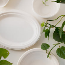 Load image into Gallery viewer, Oval Sugar Cane Plate 26x19cm