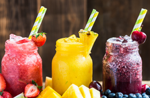 Load image into Gallery viewer, Colored Striped Cardboard Straws 8mm x 20cm (Thick)