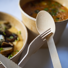 Carica l'immagine nel visualizzatore di Gallery, Confezione 3x1 Forchetta, Coltello e Tovagliolo