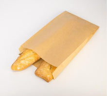 Cargar imagen en el visor de la galería, Bolsa Bolleria Papel Kraft Verjurado 18+7x32cm