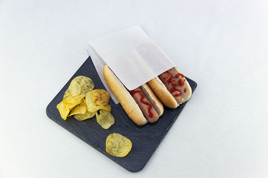 Busta Antigrasso Bianca Fast Food 15x15cm 