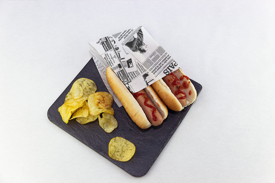 Busta per grasso per giornali fast food 15x15 cm 