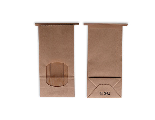 Borsa Kraft Manico Piatto XS (22+10x29cm)