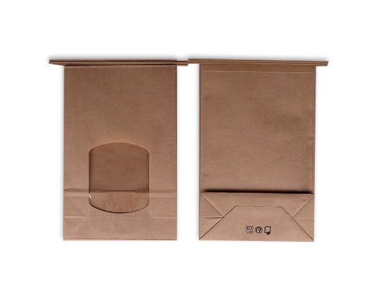 Borsa Kraft Manico Piatto XS (22+10x29cm)