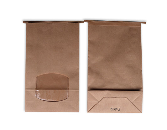 Borsa Kraft Manico Piatto XS (22+10x29cm)