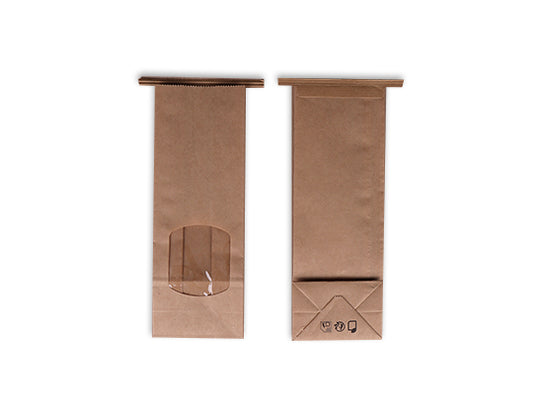 Borsa Kraft Manico Piatto XS (22+10x29cm)