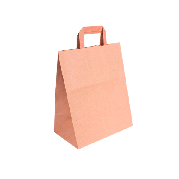 Borsa Kraft Manico Piatto XS (22+10x29cm)