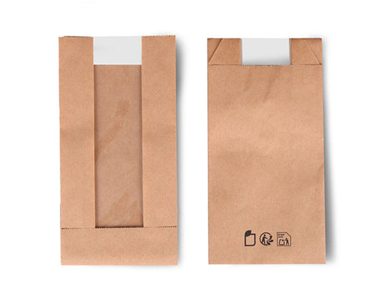 Borsa Kraft Manico Piatto XS (22+10x29cm)