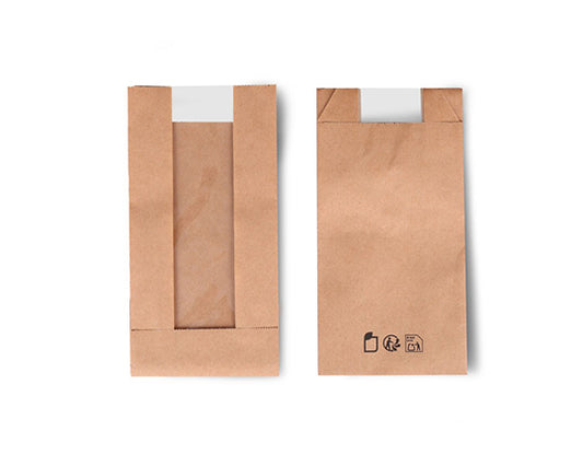 Borsa Kraft Manico Piatto XS (22+10x29cm)