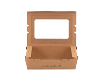 Load image into Gallery viewer, Kraft Box with Window 1600ml (18x12x5cm)
