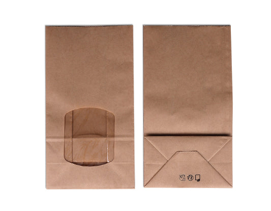 Borsa Kraft Manico Piatto XS (22+10x29cm)