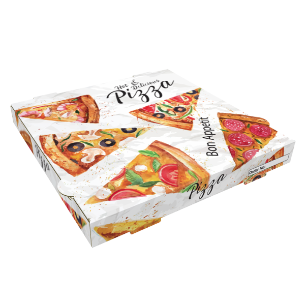 Scatola Pizza Decorata 40x40x3,5cm