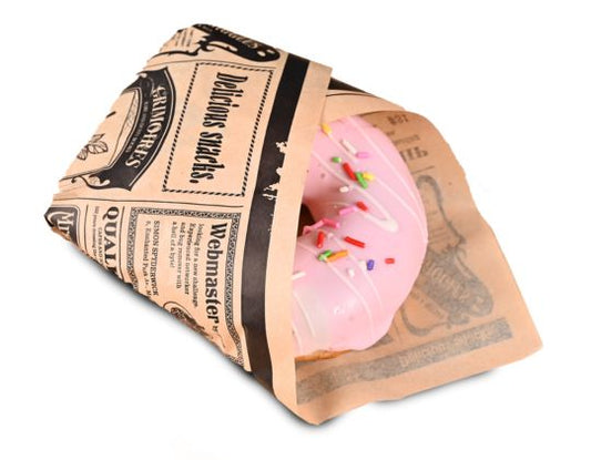 Papel Antigrasa Anuncios Kraft 20x25cm (500 unid/pack)