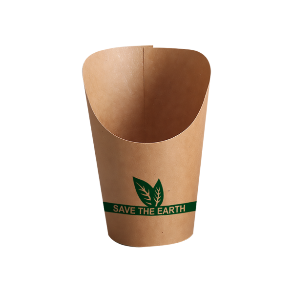 Envase redondo Kraft fritos/Wrap 360ml- 12 oz (1000 unid/caja)  (exclusivo online)