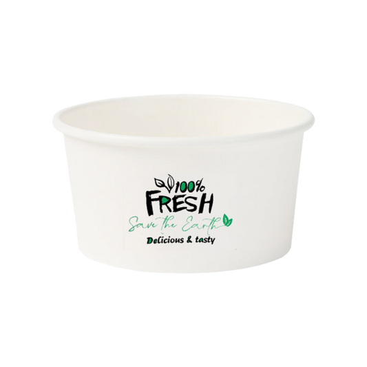 Tarrina Helado Blanca 120ml  (4oz)
