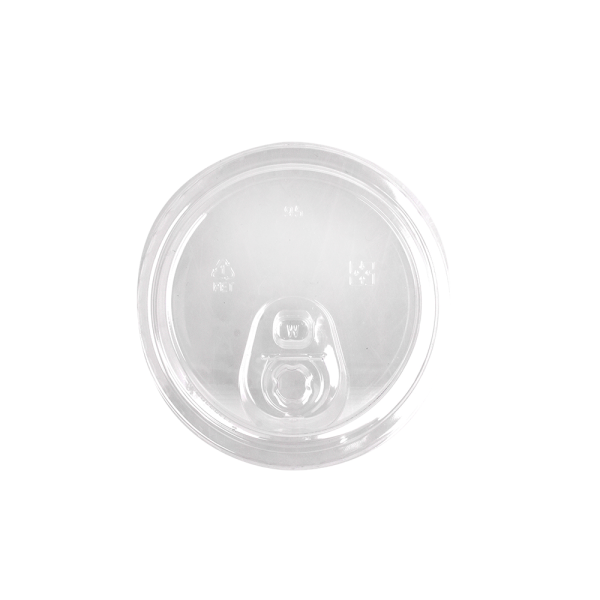 Tapa Plana Strawless para Vasos 100% Reciclados (sin pajita)