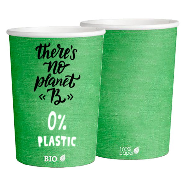 Vasos Verdes Plastic Free 360ml (12oz) (1000 unid/caja)