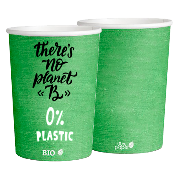 Bicchieri verdi senza plastica 360ml (12oz)
