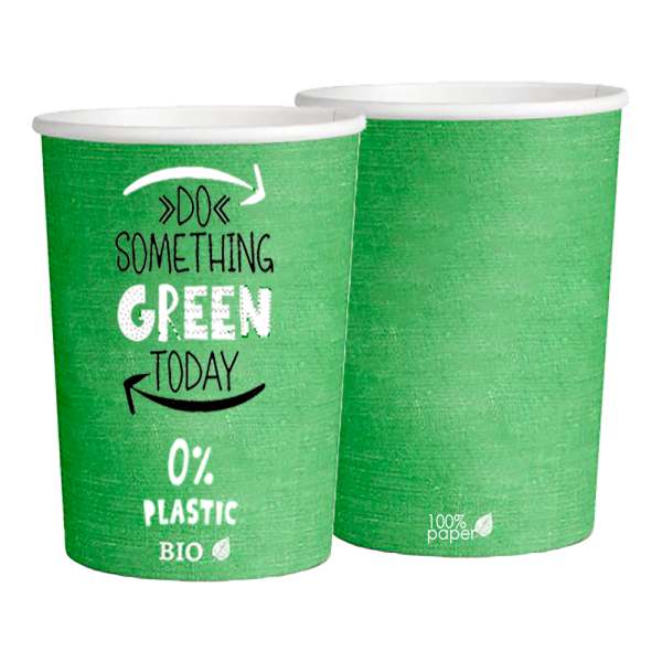 Bicchieri verdi senza plastica 480ml (16oz)