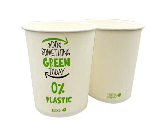 Bicchieri verdi senza plastica 240ml (8oz)